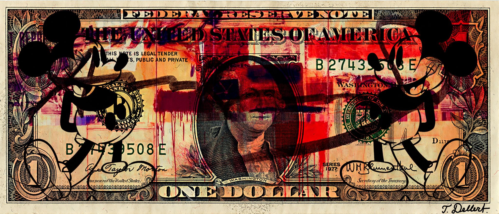 WARHOL DISNEY'S BUSINESS DOLLAR 